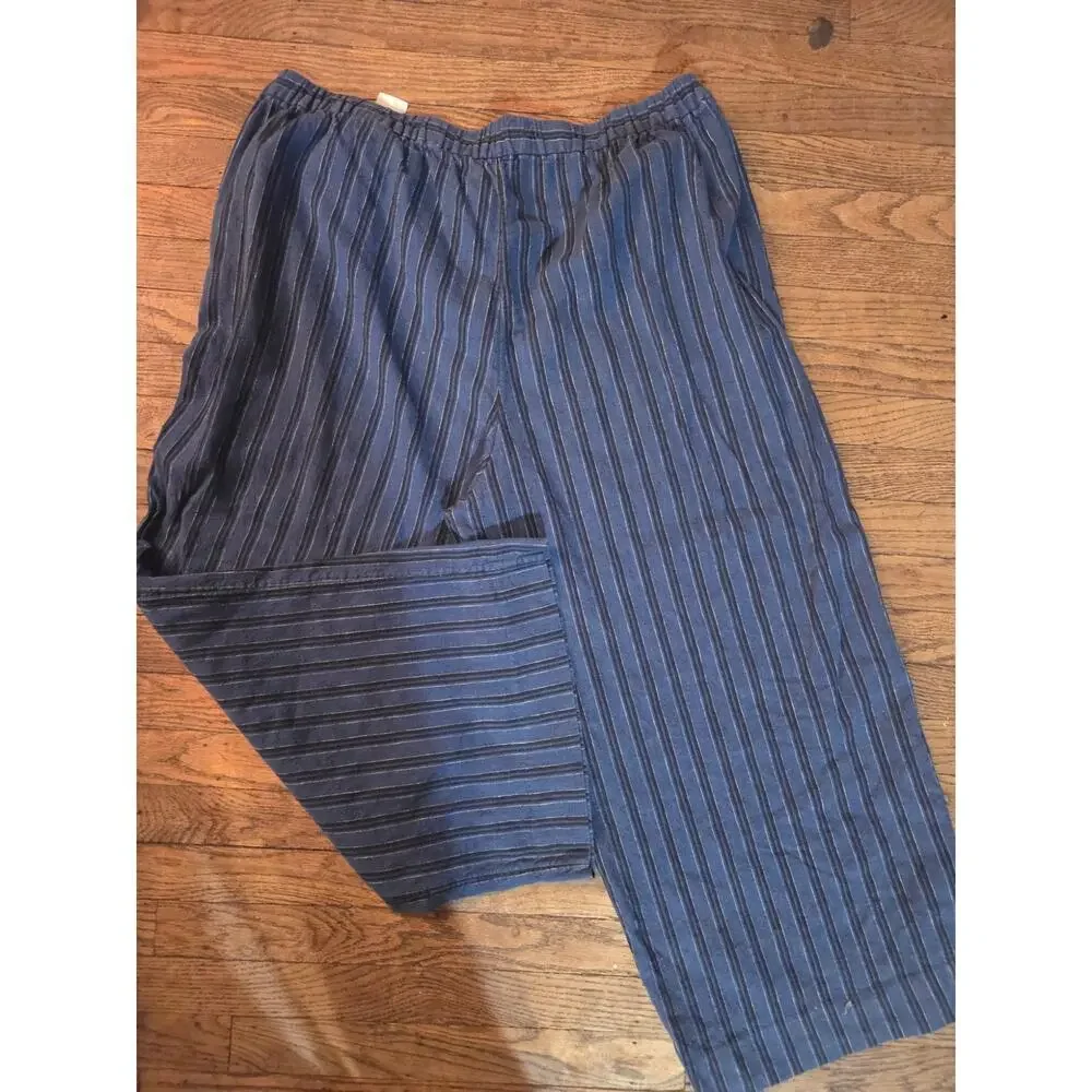 Banana Republic Wide Leg Linen Blend Pants Womens Size 18 Plus size
